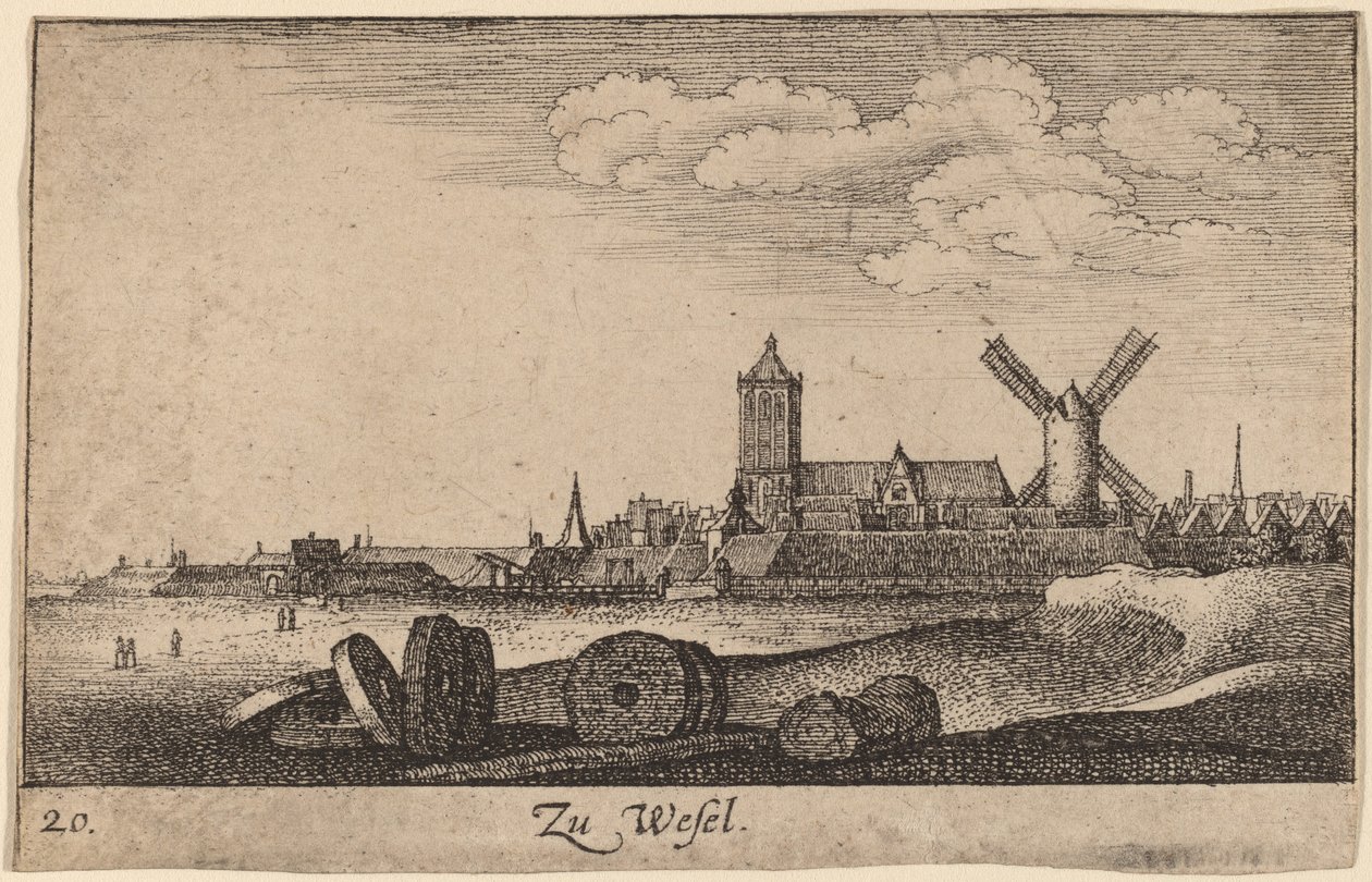Wesel door Wenceslaus Hollar