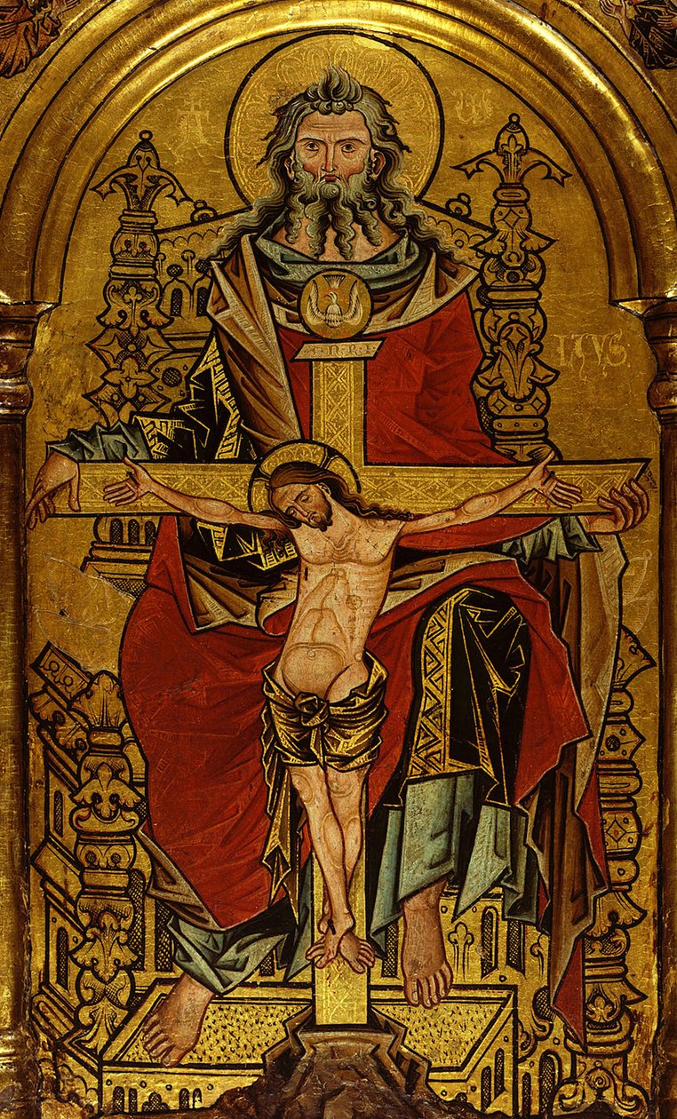 Altaarstuk met de Drie-eenheid, ca. 1250 door Westphalian Master