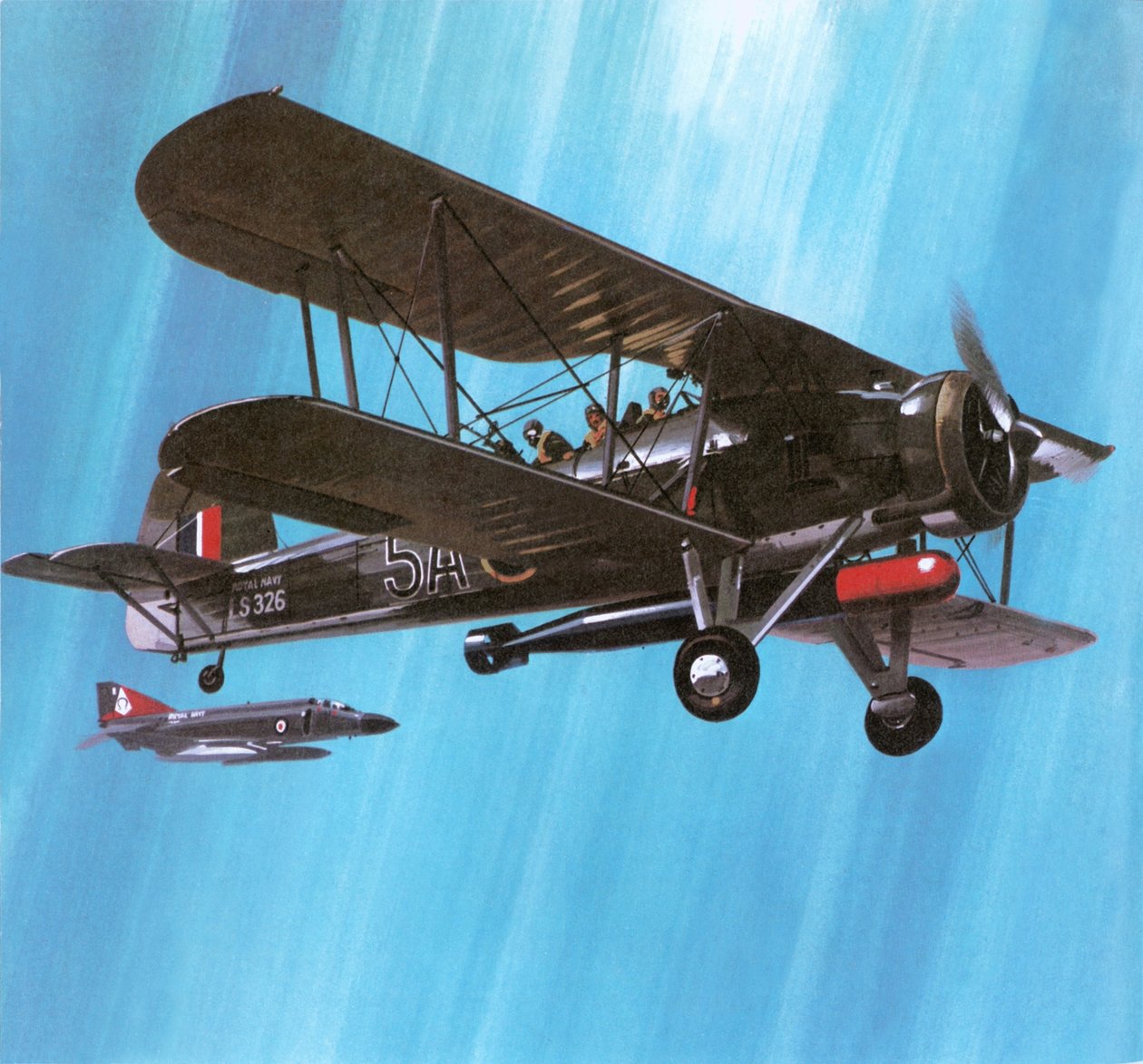 Fairey Zwaardvis door Wilf (20th century) Hardy