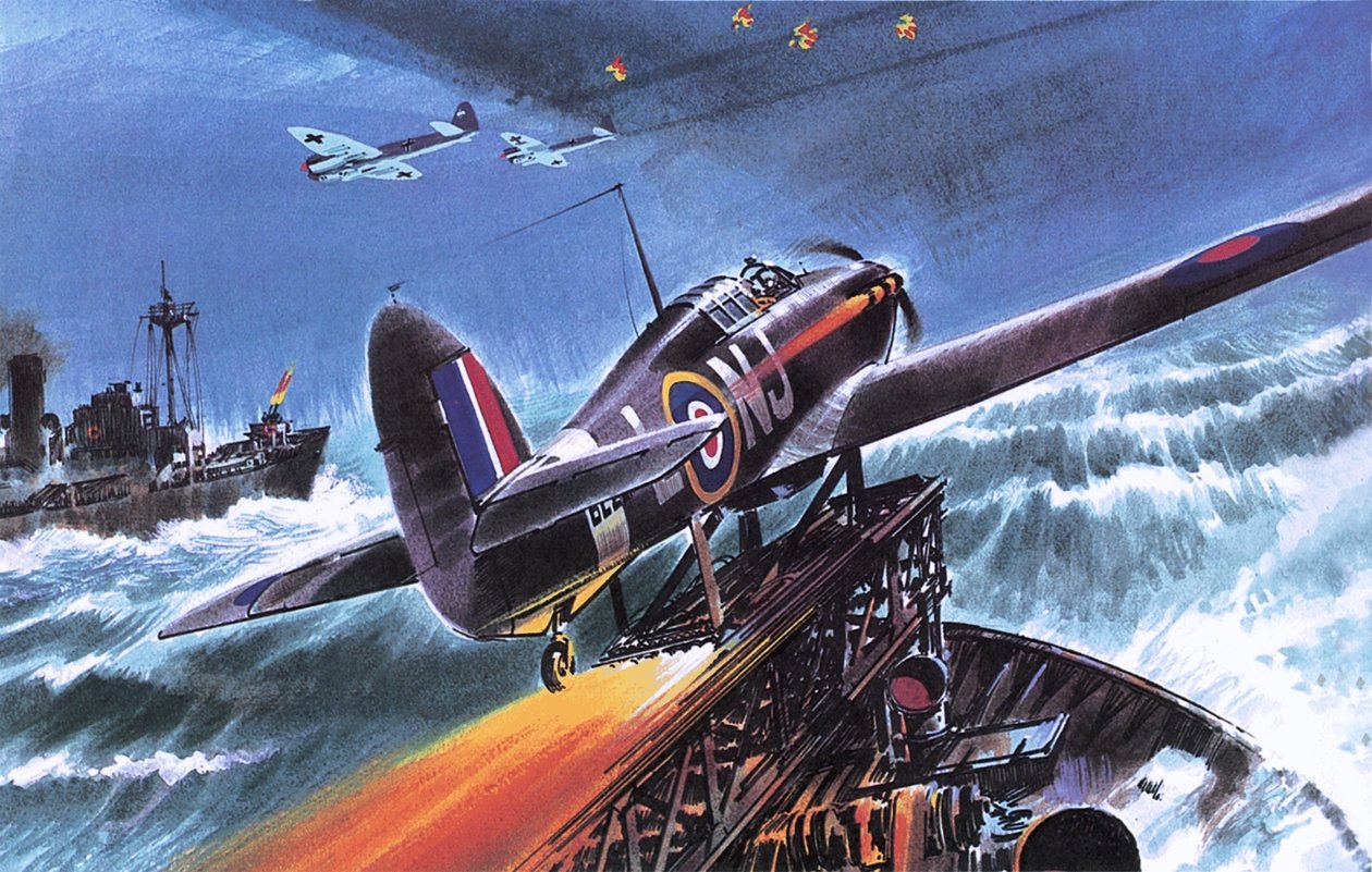Hawker Hurricane door Wilf (20th century) Hardy