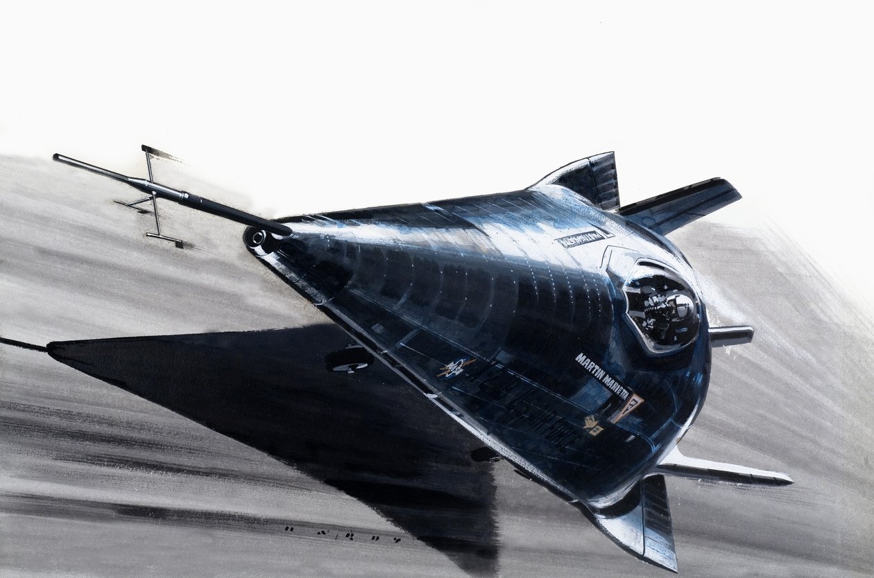 Martin-Marietta X-24 door Wilf (20th century) Hardy