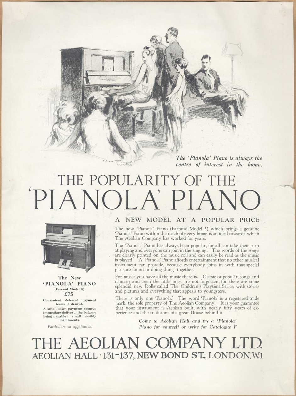Aeolian Company Pianola