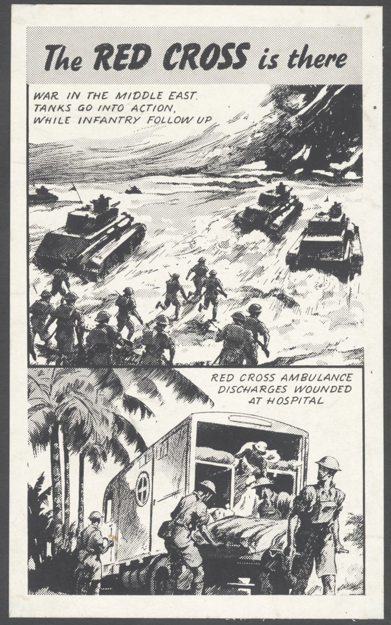 Het Rode Kruis oorlogsadvertentie, 1940s door Wilfred Fryer