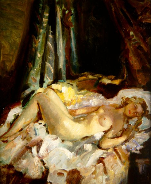 Naakt door Wilfred Gabriel de Glehn