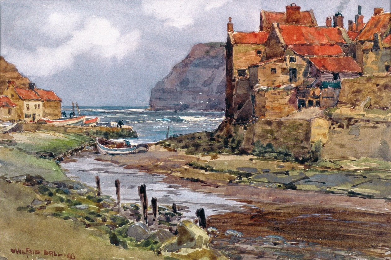 Staithes, c.1897-1918 door Wilfrid Williams Ball