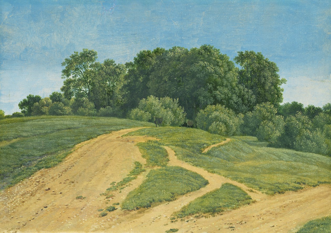 Een pad door de velden, c.1821 door Wilhelm Alexander Kobell