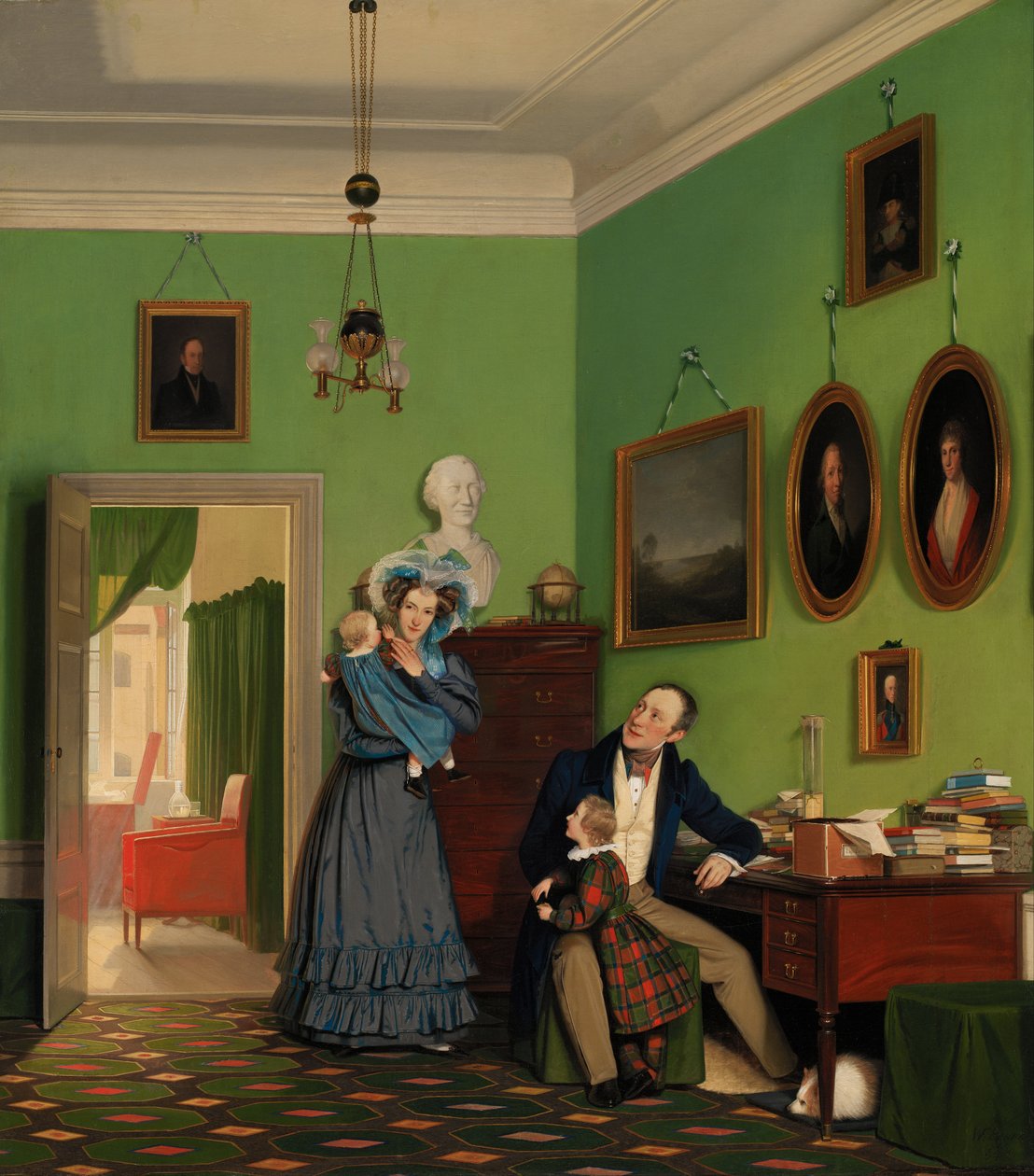 De Familie Waagepetersen door Wilhelm Bendz