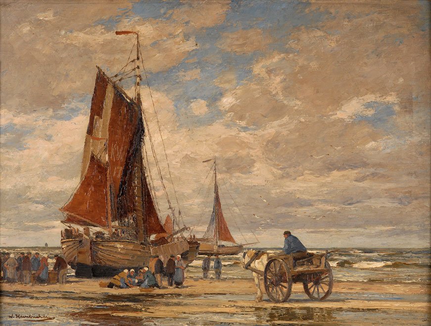Onbekend schilderij door Wilhelm Hambuchen
