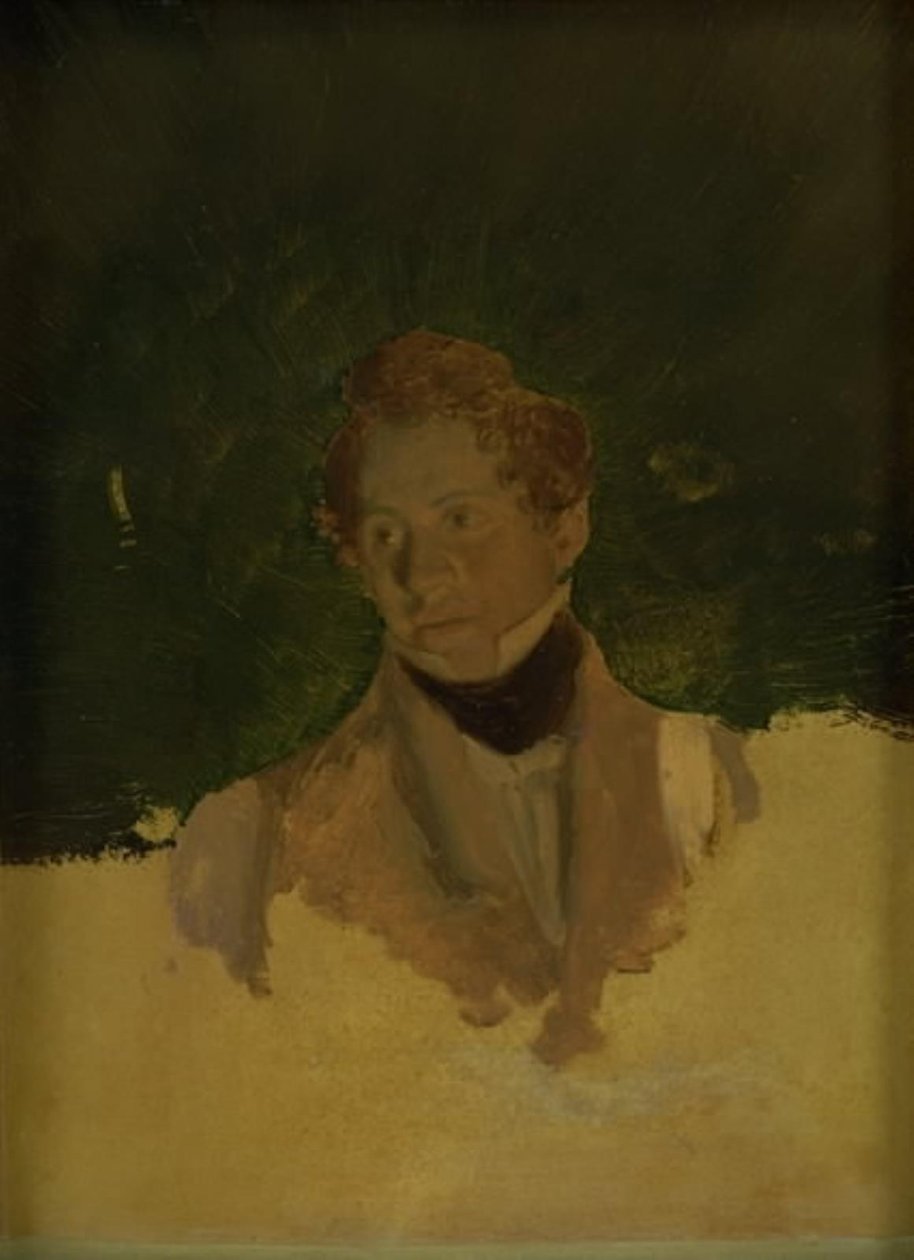 De Duitse Schilder Marcus Johann Heaselich door Wilhelm Bendz