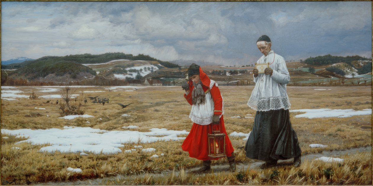 De Heilsboden (De Versehgang) door Wilhelm Bernatzik