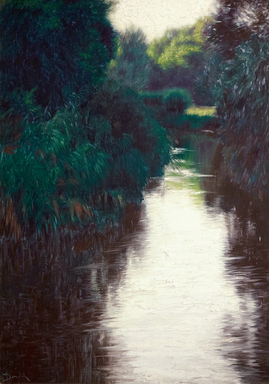 Vijver door Wilhelm Bernatzik