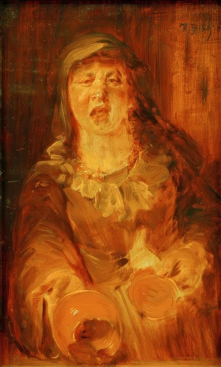 De gebroken kruik door Wilhelm Busch