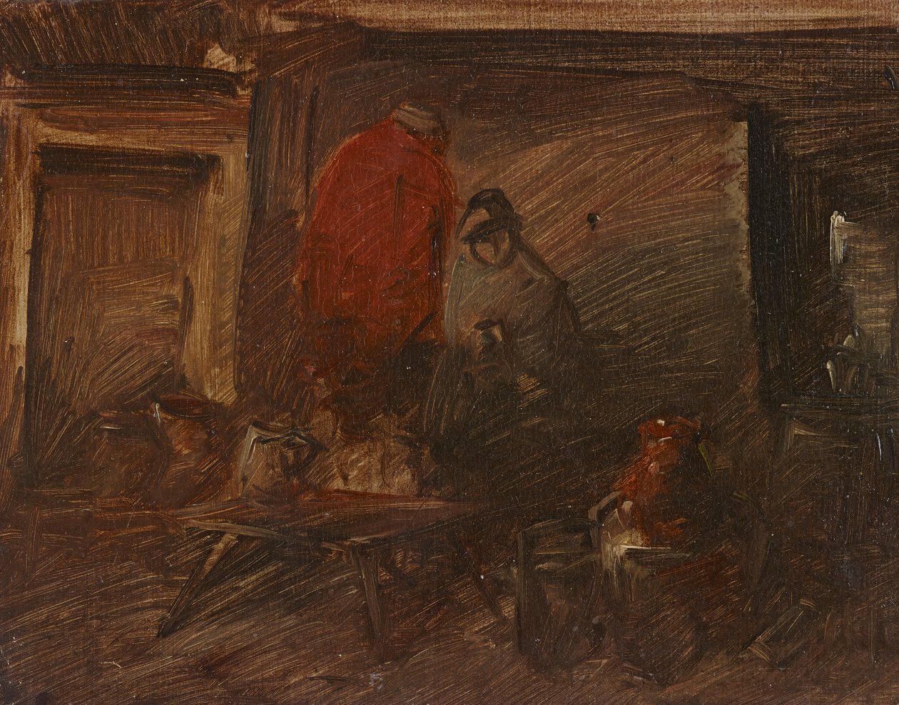 Nederlands herberg door Wilhelm Busch