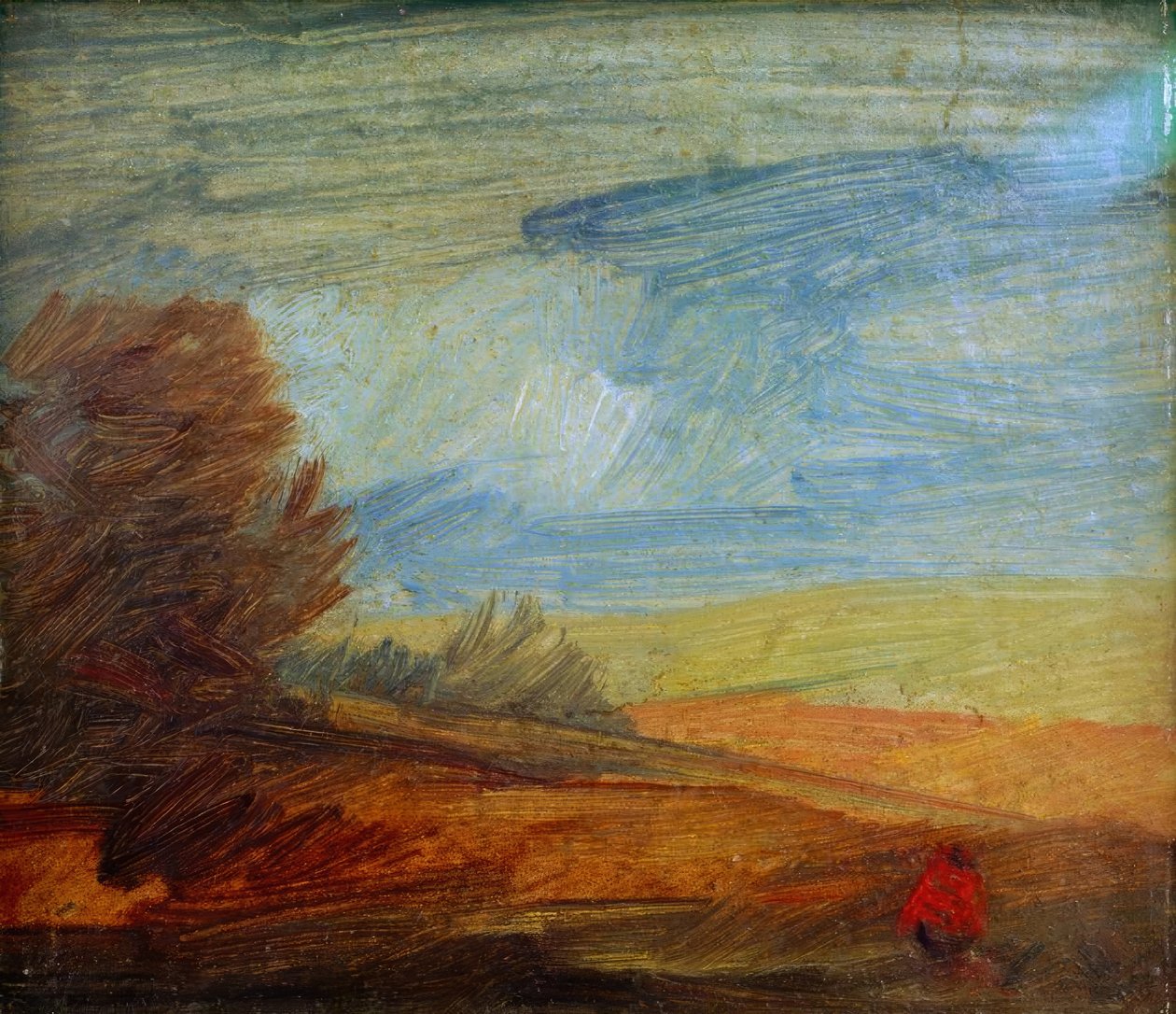Herfstlandschap in Lüthorst door Wilhelm Busch