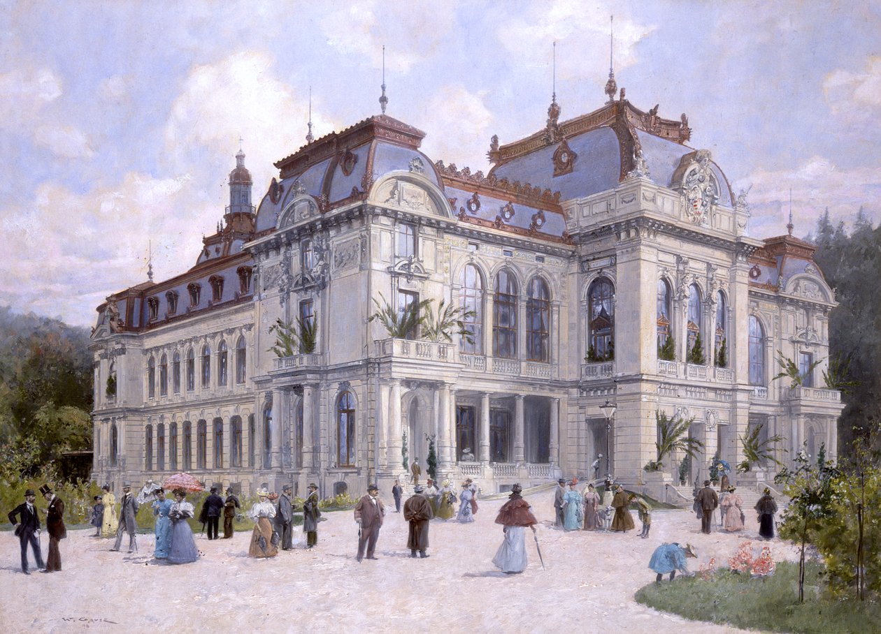 Kaiserbad (Keizerlijke Baden) door Wilhelm Gause