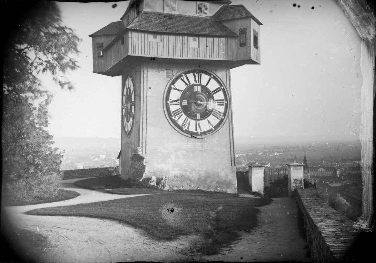 Klokkentoren in Graz door Wilhelm J. Burger