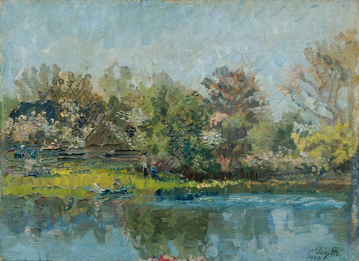 Oude Donau door Wilhelm Legler