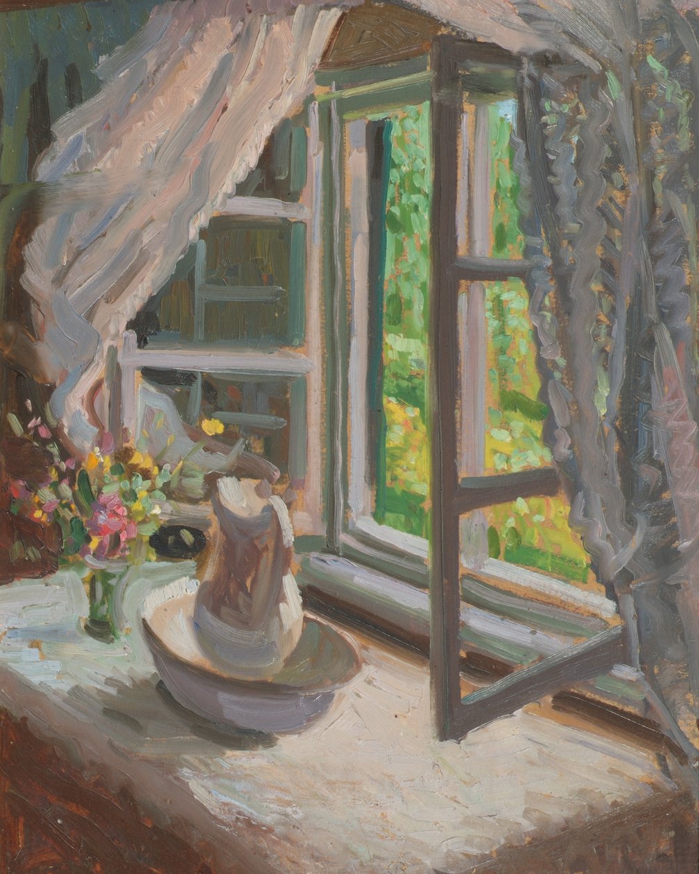 Raam met wastafel door Wilhelm Legler