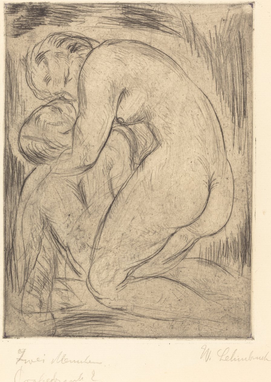 De dode man door Wilhelm Lehmbruck