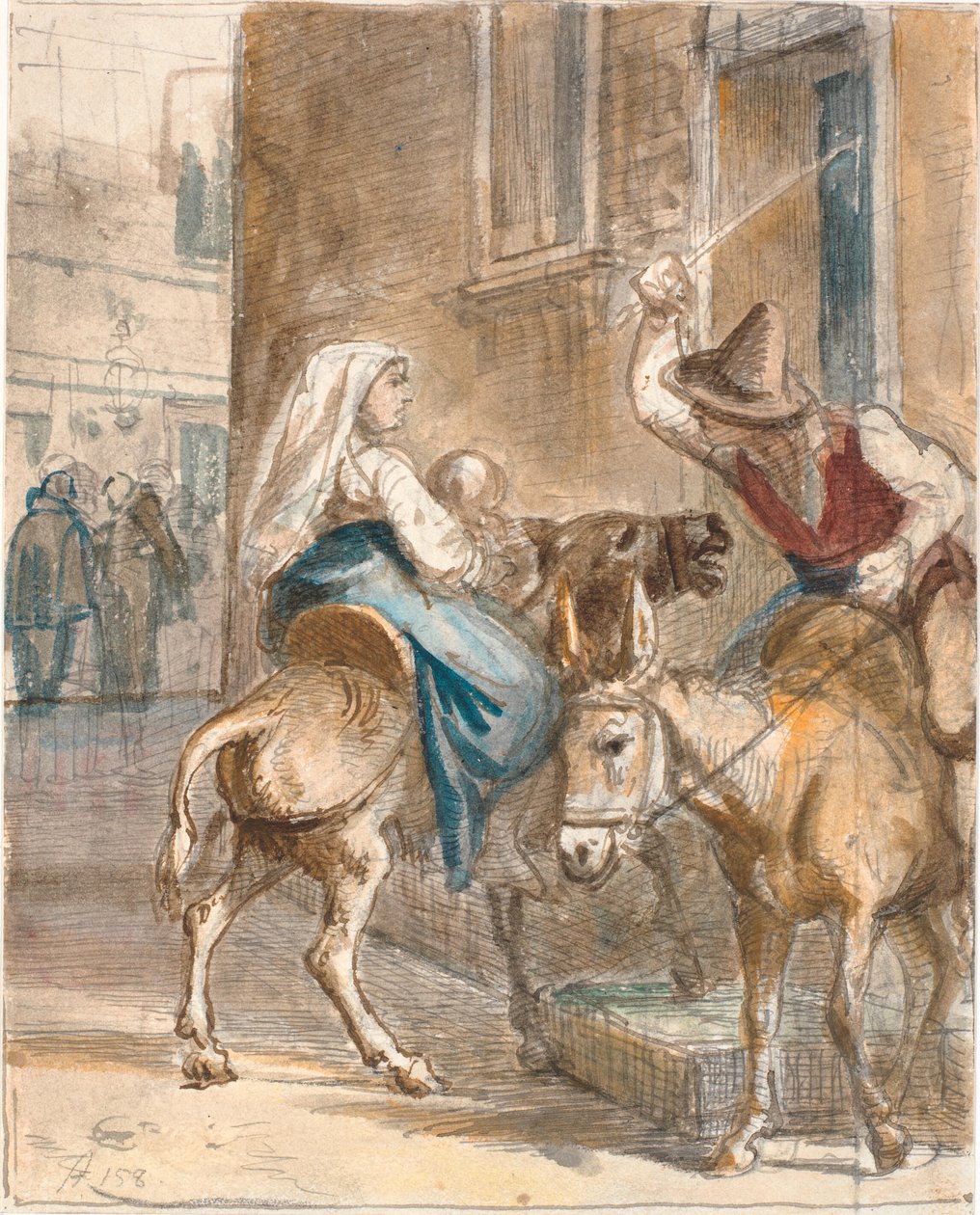 De koppige ezel door Wilhelm Marstrand