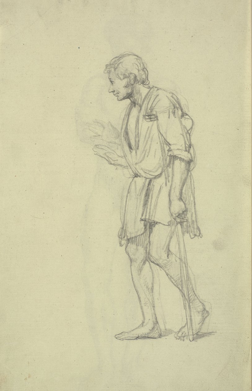 Kreupel. Figurenstudies door Wilhelm Marstrand