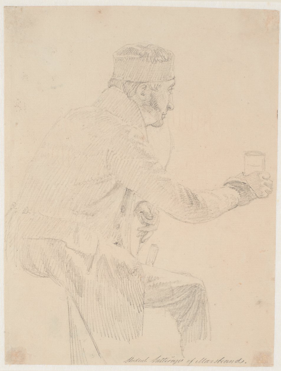 "Student Satterup van Marstrand" door Wilhelm Marstrand