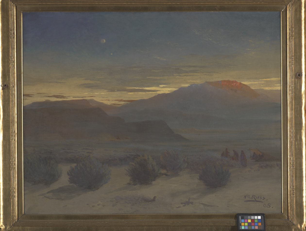 Wyoming Woestijn door Wilhelm Riess