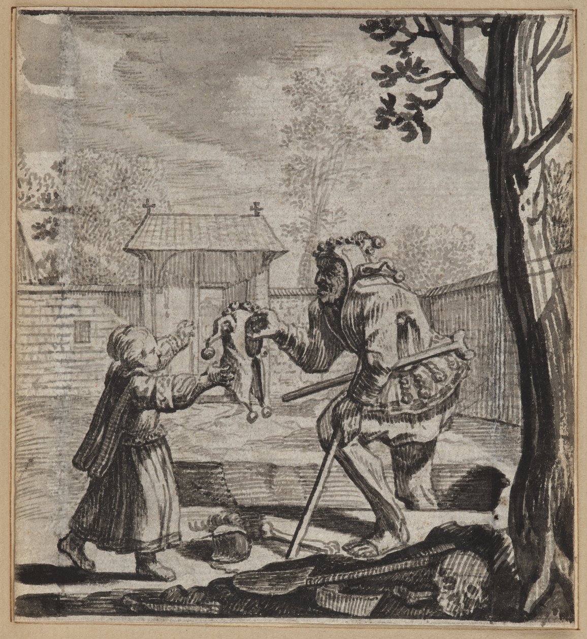 De oude dwaas door Wilhelm Stettler