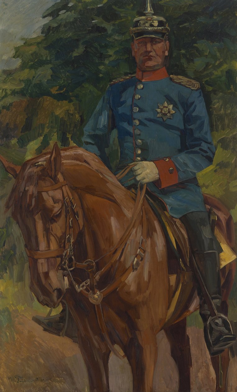 Ruiterportret door Wilhelm Trübner