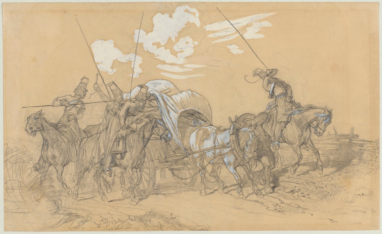 De overval door Wilhelm Von Diez