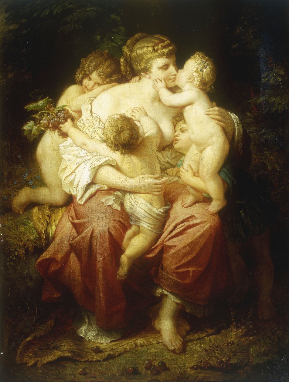 Liefdadigheid door Wilhelm von Kaulbach