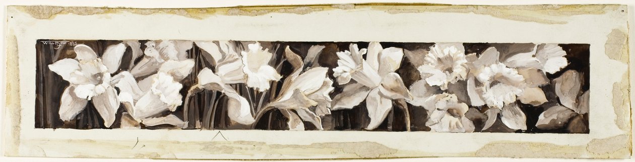 Decoratie - Narcissen door Will Hicock Low
