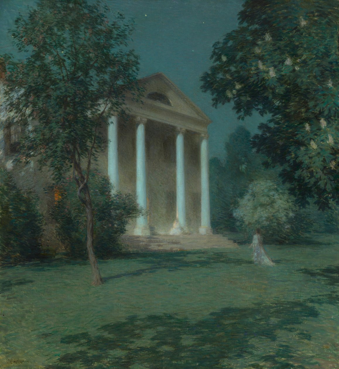 Mei Nacht door Willard Leroy Metcalf