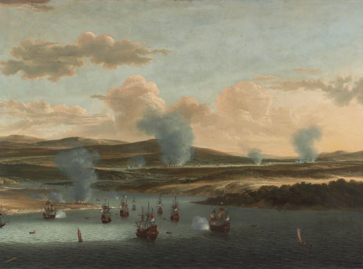 De aanval op de Medway door Willem Schellinks