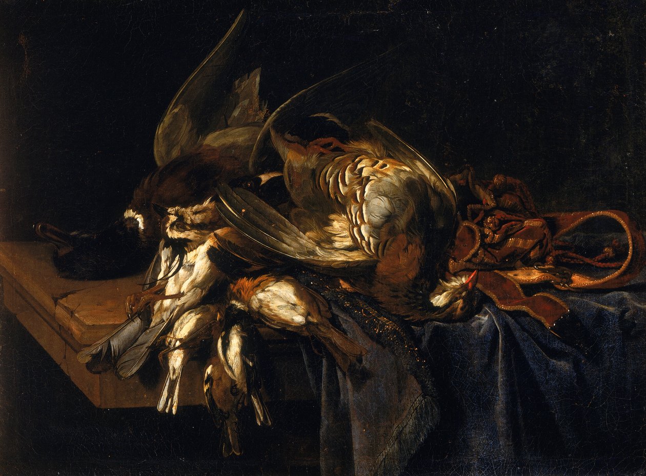 Stilleven met wild door Willem van Aelst