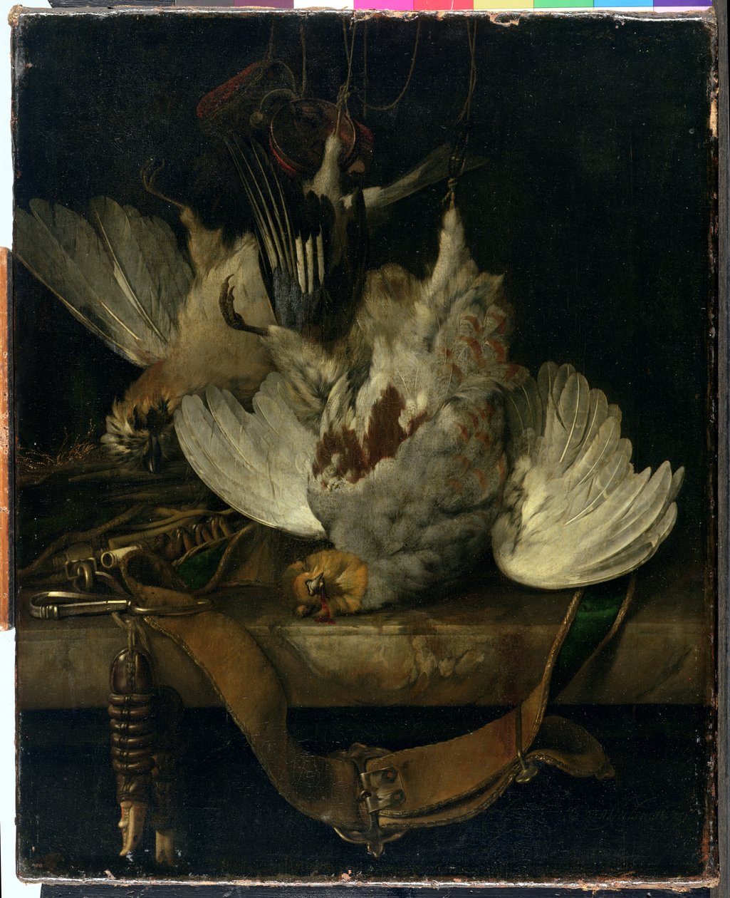 De zak, 1679 door Willem van Aelst