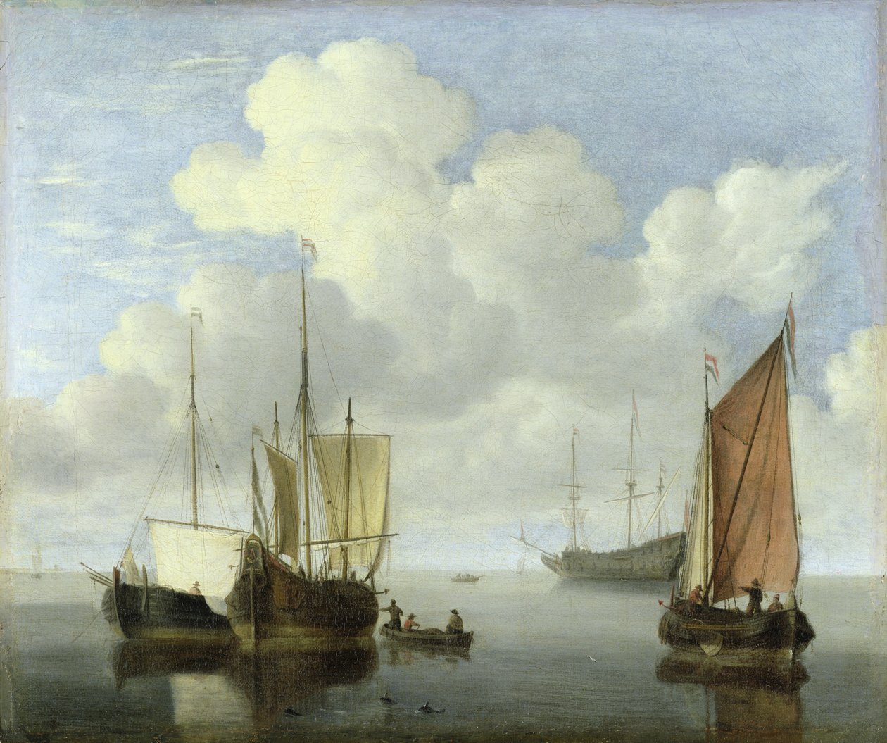 Zeegezicht door Willem van de Velde the Younger