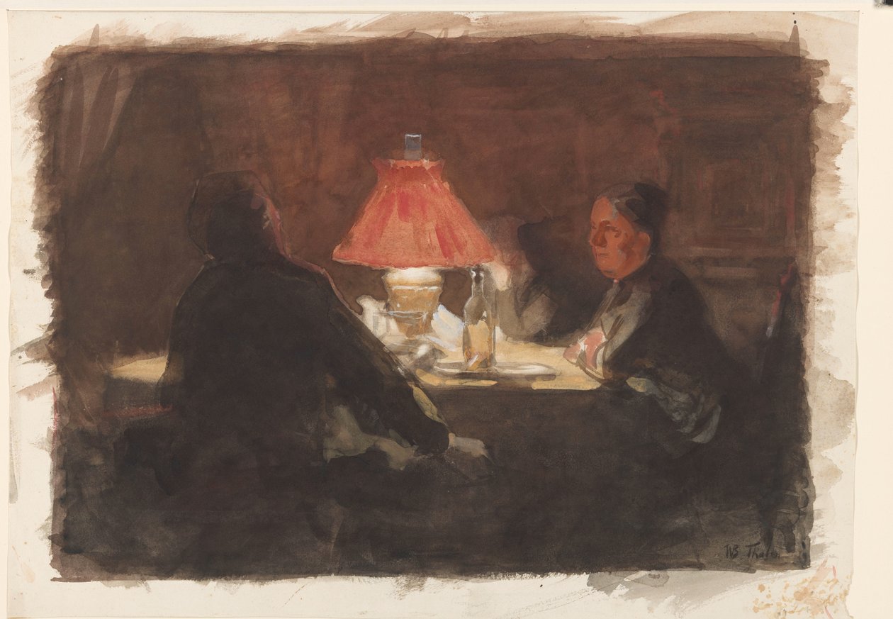 Bij de lamp door Willem Bastiaan Tholen