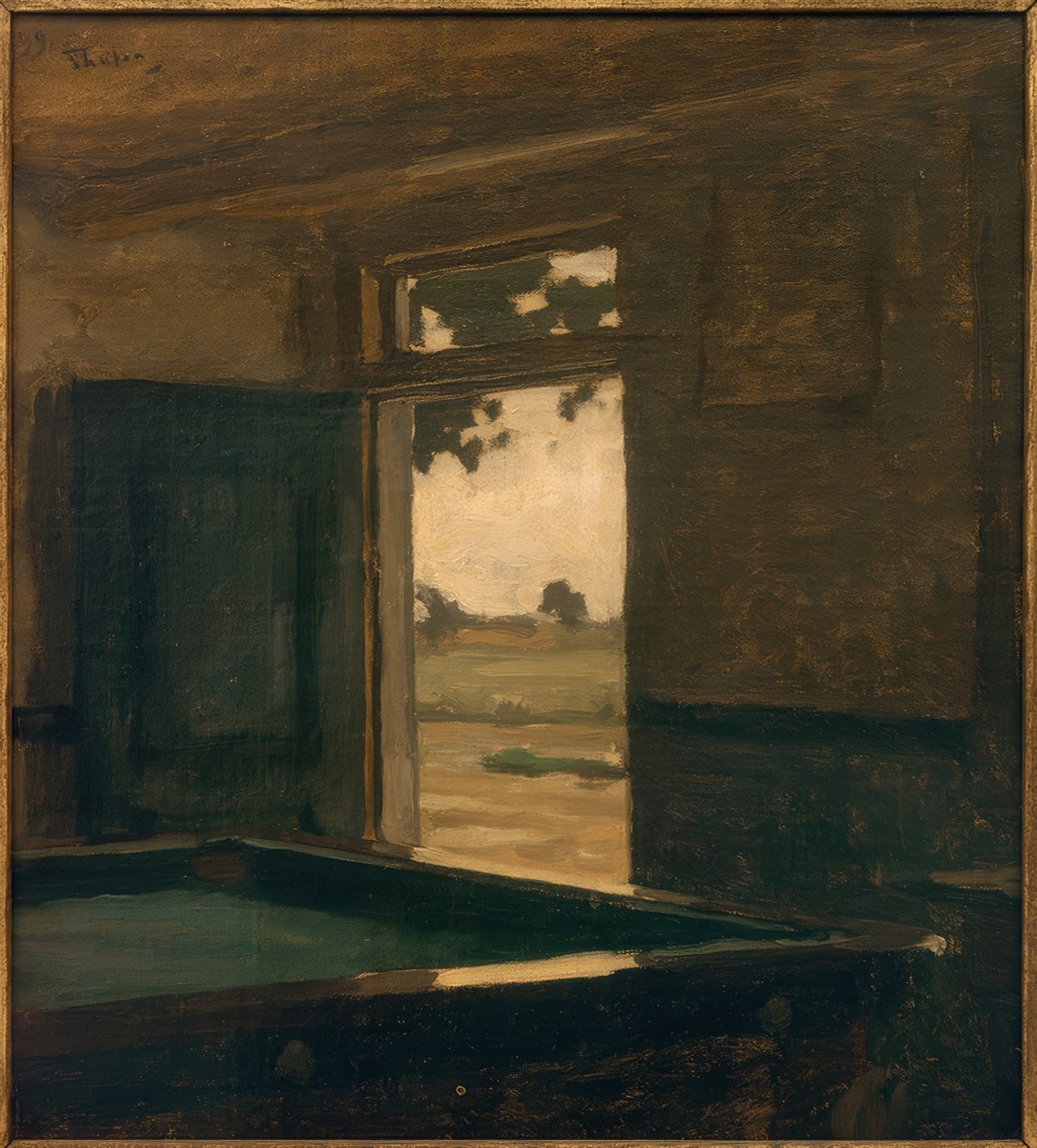 De biljarttafel door Willem Bastiaan Tholen