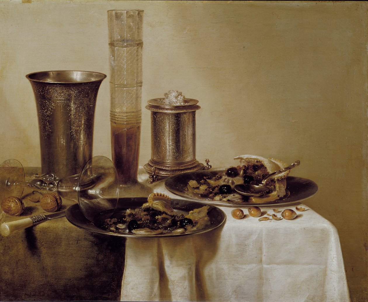 Het dessert, 1637 door Willem Claesz. Heda