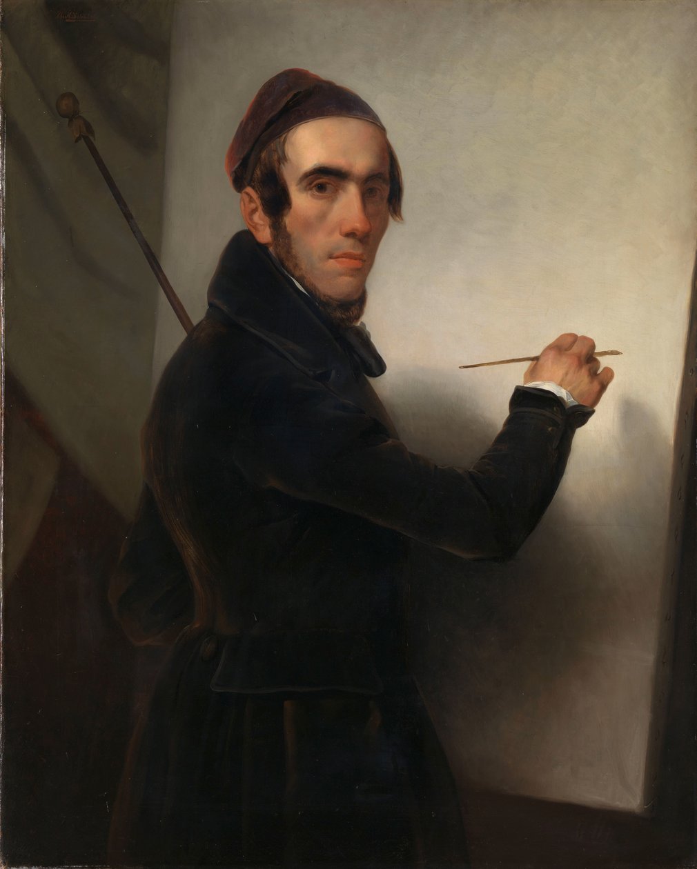 Zelfportret door Willem Hendrik Schmidt
