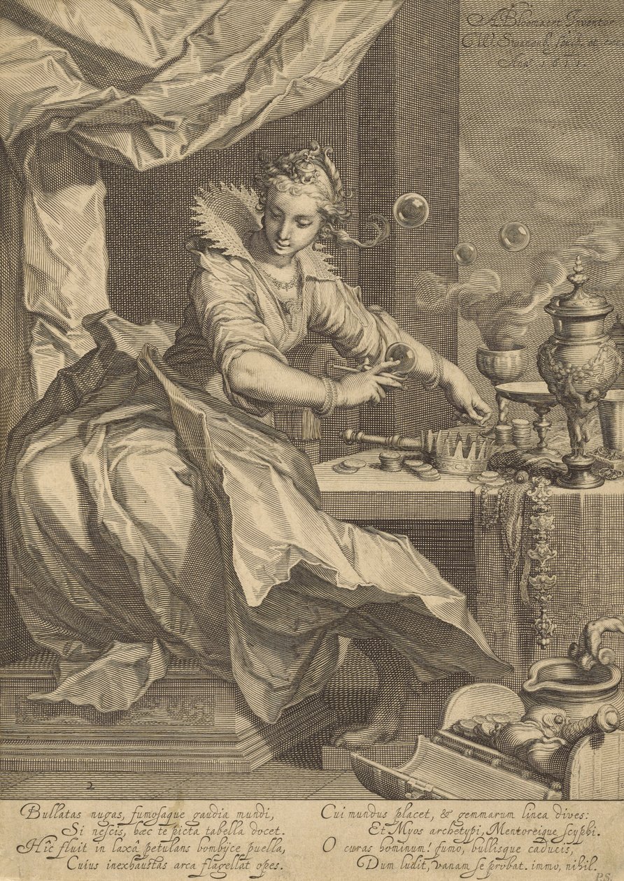 Vanitas door Willem Isaacsz van Swanenburg