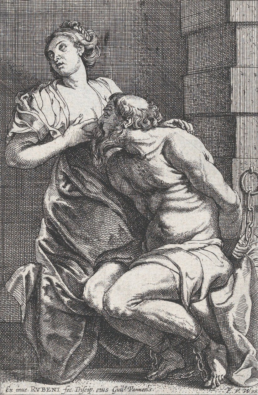 Cimon en Pero door Willem Panneels
