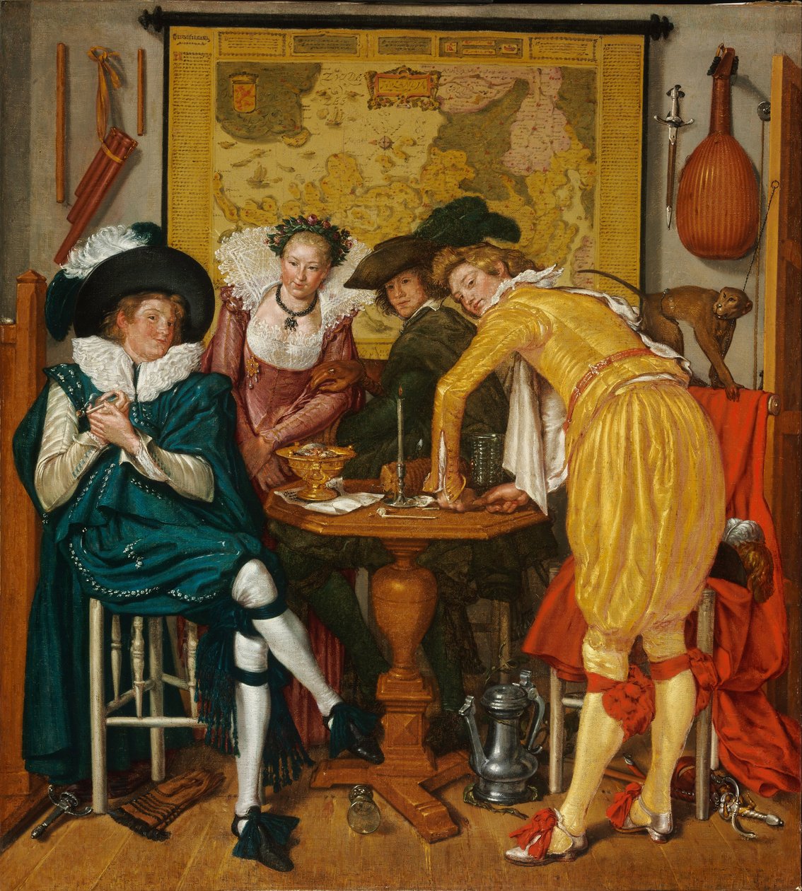 Vrolijk gezelschap door Willem Pietersz. Buytewech
