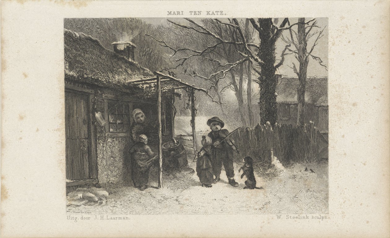 Straatmuzikanten door Willem Steelink (I)