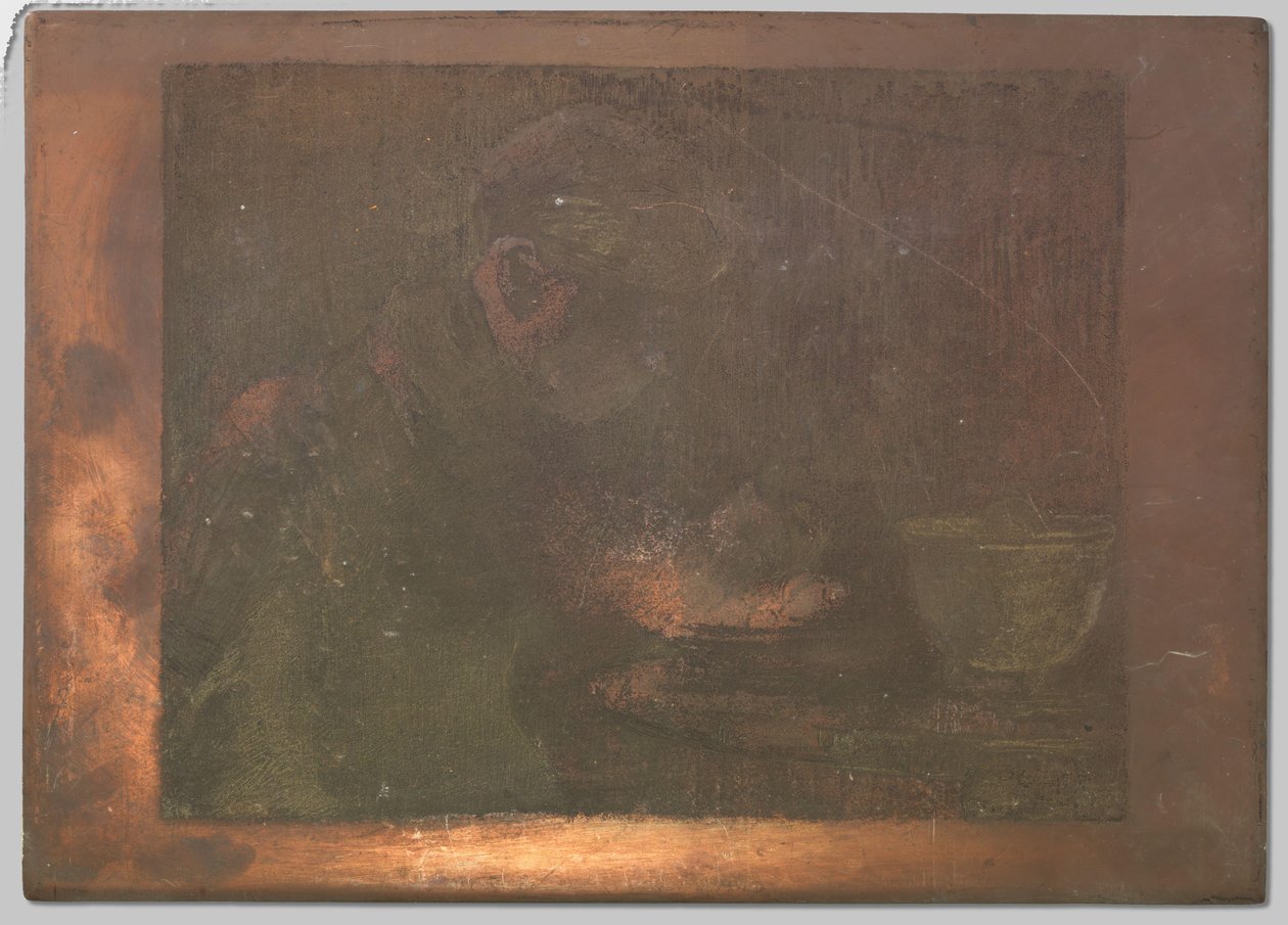 Aardappeletende jongen door Willem Arnoldus Witsen