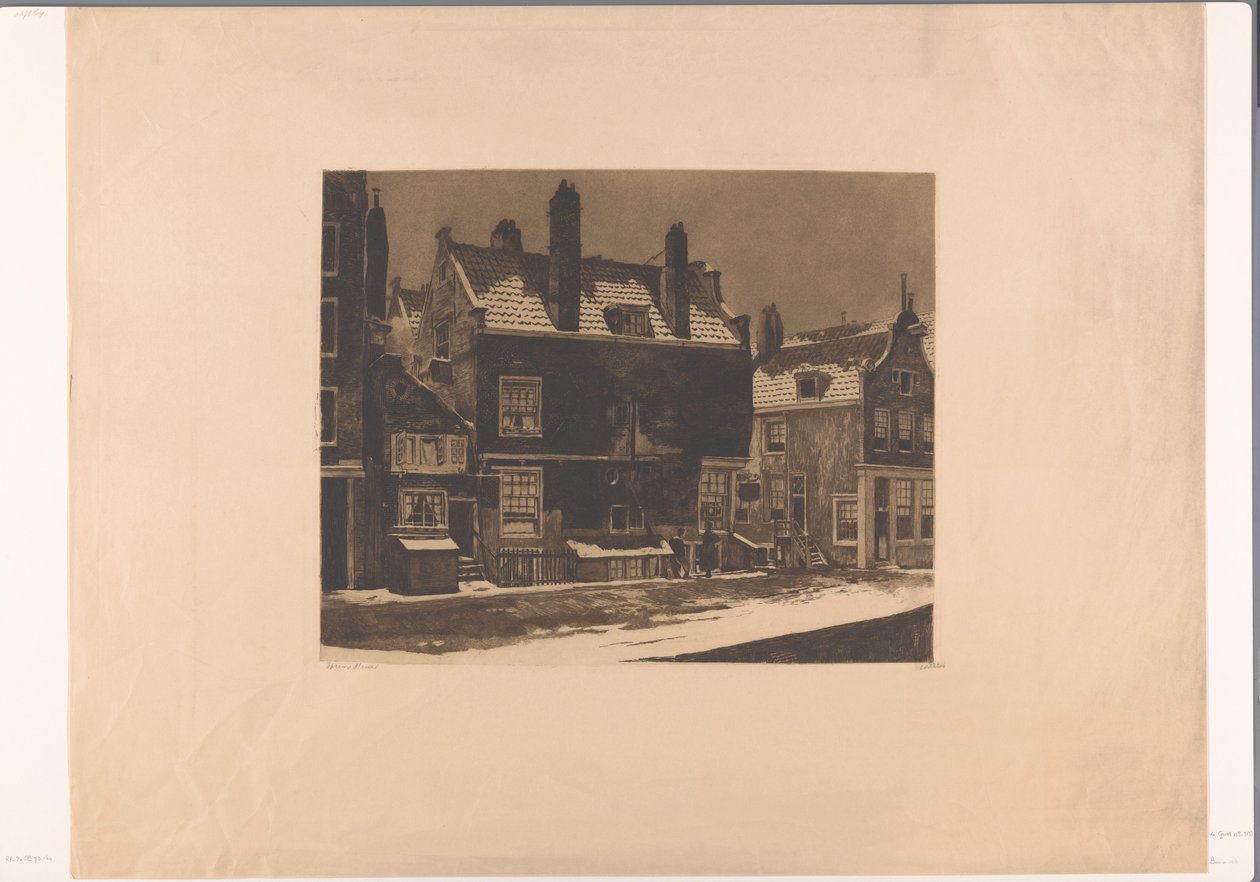 Krom Boomssloot, Amsterdam door Willem Arnoldus Witsen