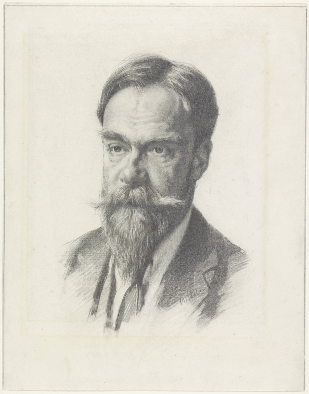 Portret van Frans Coenen door Willem Arnoldus Witsen