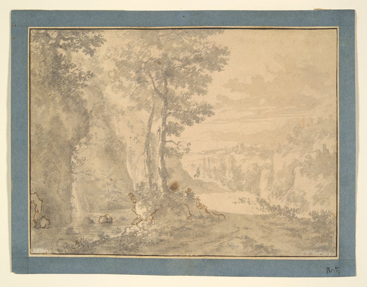 Boslandschap door Willem de Heusch