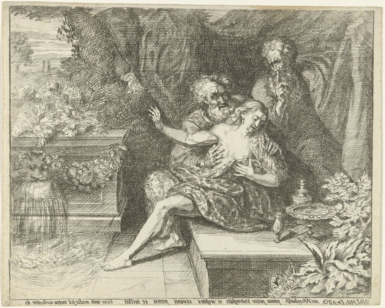 Suzanna en de ouderlingen door Willem de Ryck